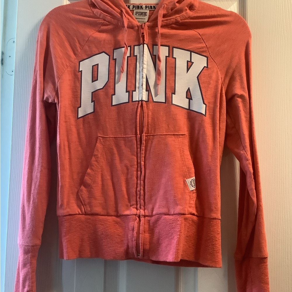 PINK Victoria's Secret Coral Zip-Up